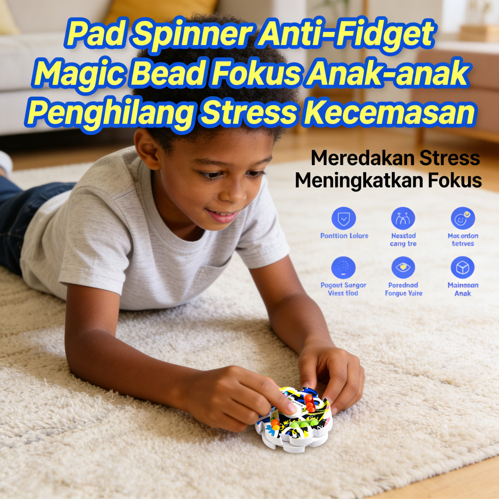 Bead Fokus Anak-anak Anti-kecemasan Bead Fokus Bead Fokus Bead Fokus Bead Fokus Bead Fokus Bead Foku