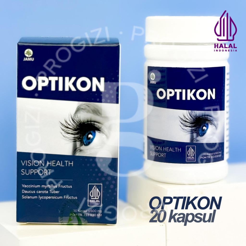 (TERMURAH) PROGIZI Optikon Herbal Mata Original 20 Kapsul