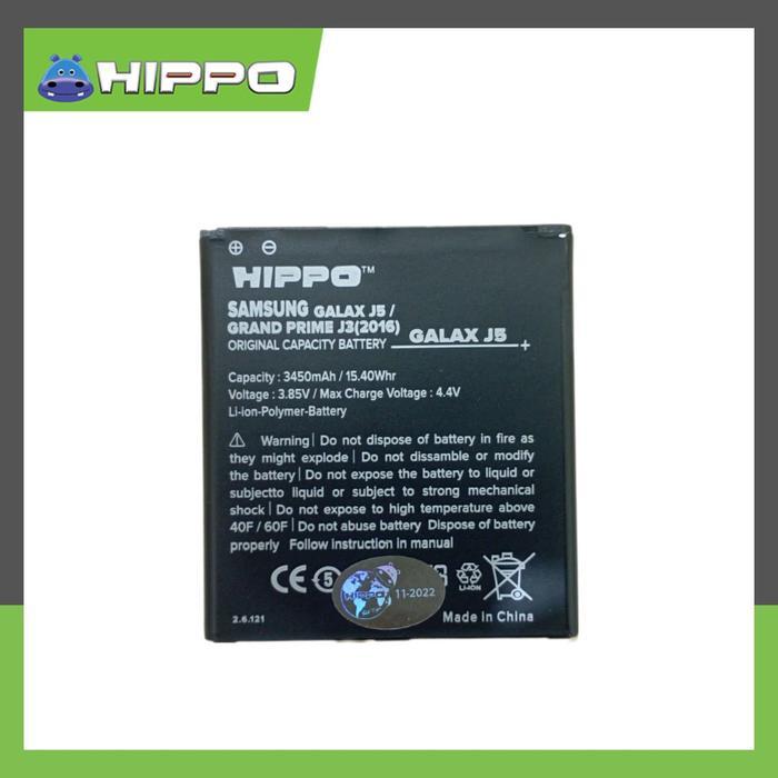 Baterai Hippo Samsung J2 Prime J5 J3 J3 J2 Pro Grand Prime 3450 mAh