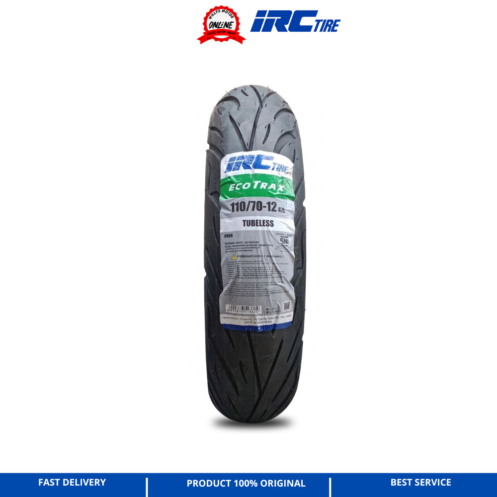 BAN 110/70-12 ECOTRAX NR96 TUBELES IRC