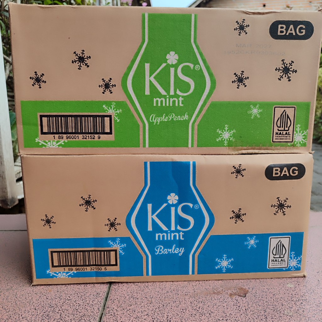 Permen Kis 1 Karton 24x125g / Permen Kis All Varian Cherry Apple Barley Grape