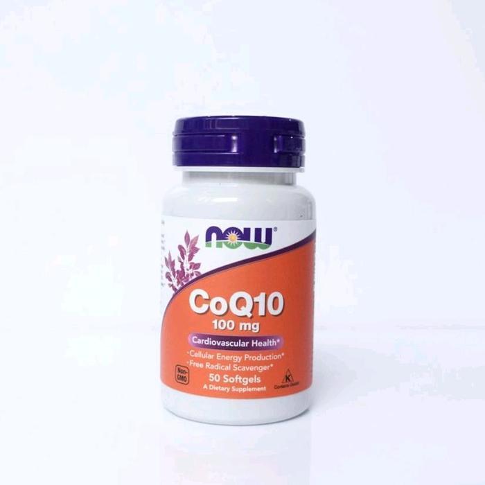 Now CoQ10 100mg 50 Softgels