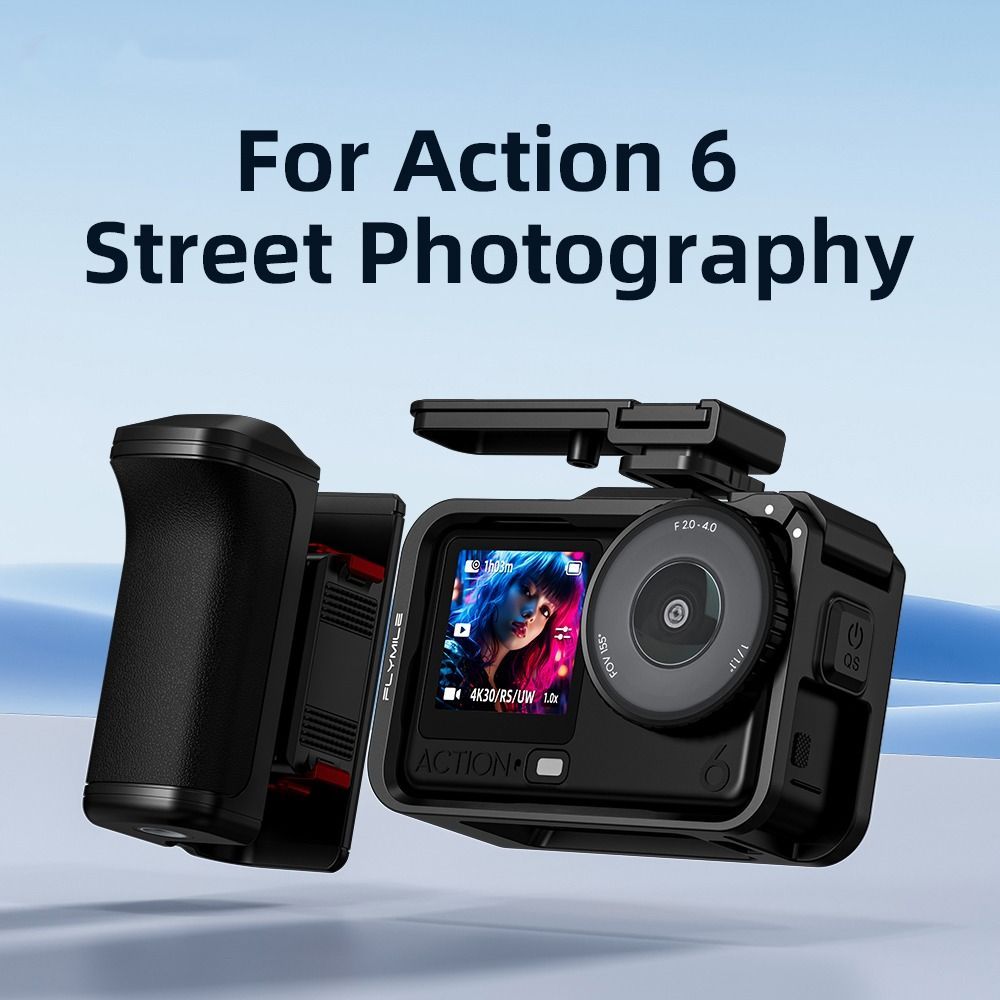 Quick Release Xplorer Grip Kit Handle Plastic Handle Shutter Button Street Grip Holder Frame Metal F