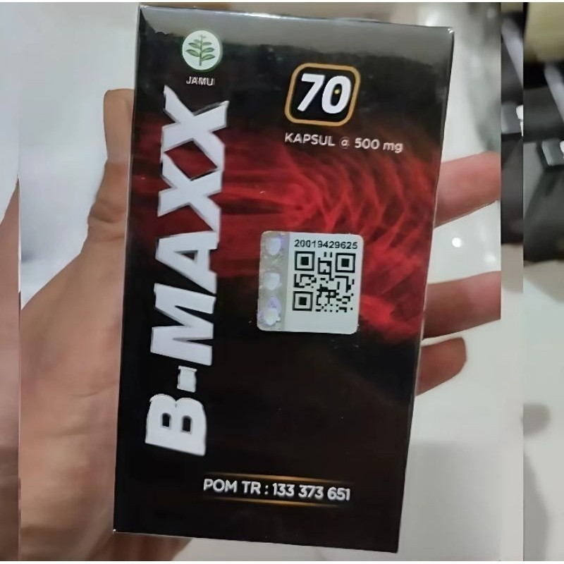 B maxx original bpom 1 box isi 70 kapsul