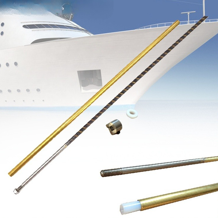 Flexible Shaft RC Boat 4mm 35cm Poros Lentur Kapal RC Brushless Shaft Set Pipa Perunggu PTFE Teflon
