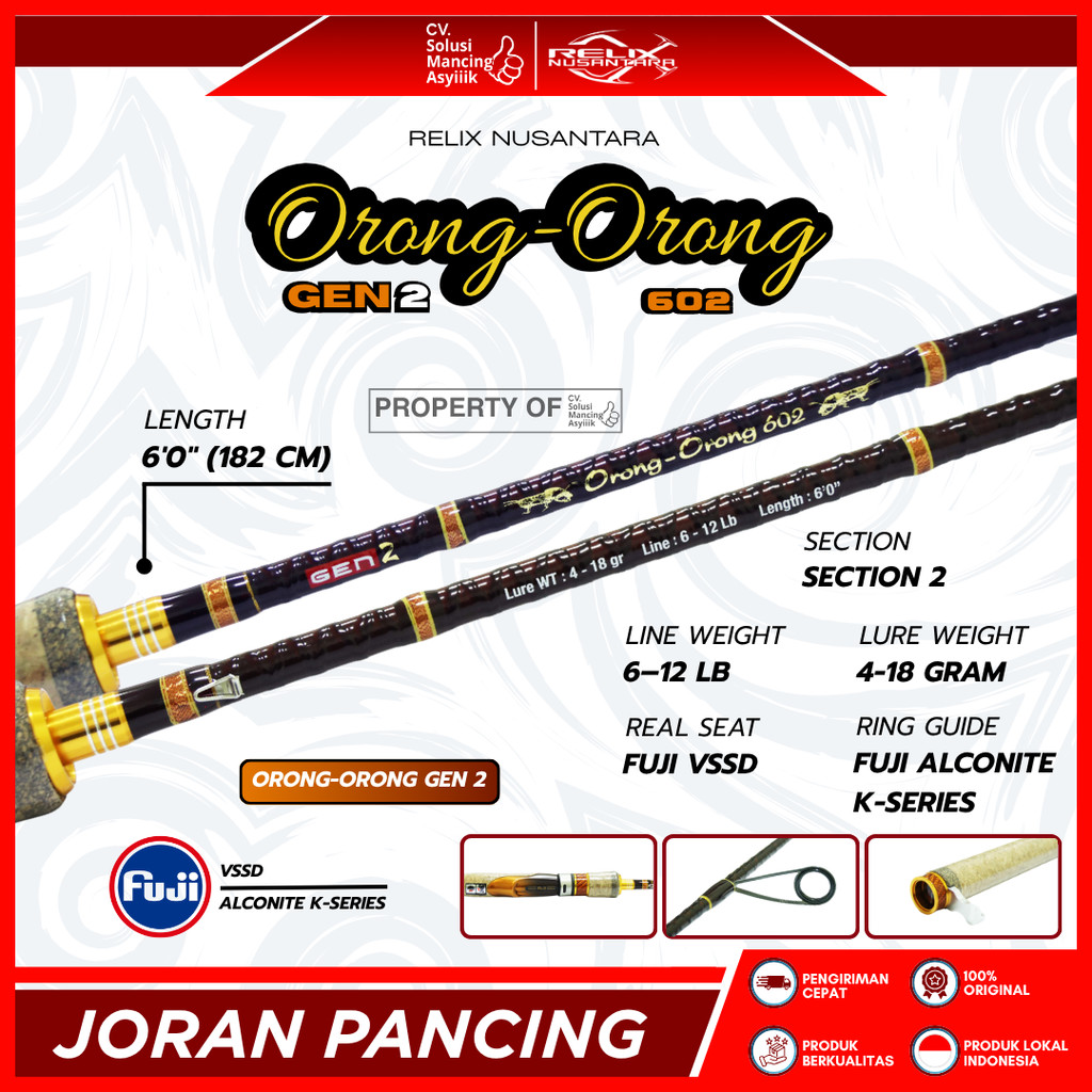 JORAN RELIX NUSANTARA ORONG-ORONG 602 GEN 2  | 602 - 12 LB