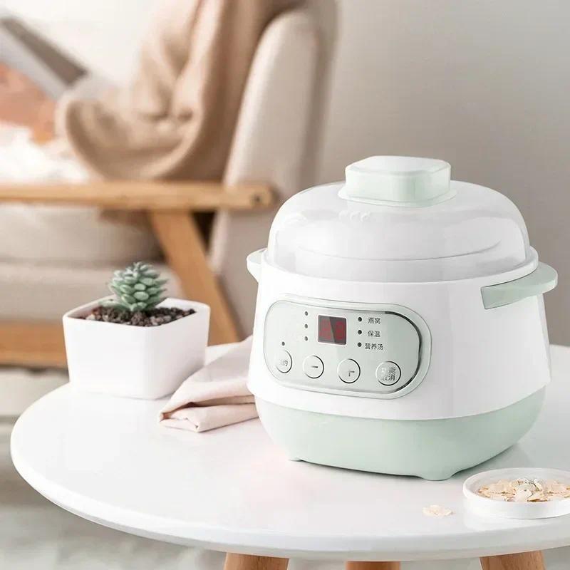 110V Appliances Electric Stewpot Porridge Soup Pot Ceramic Electric Stew Pot Household Automatic Int