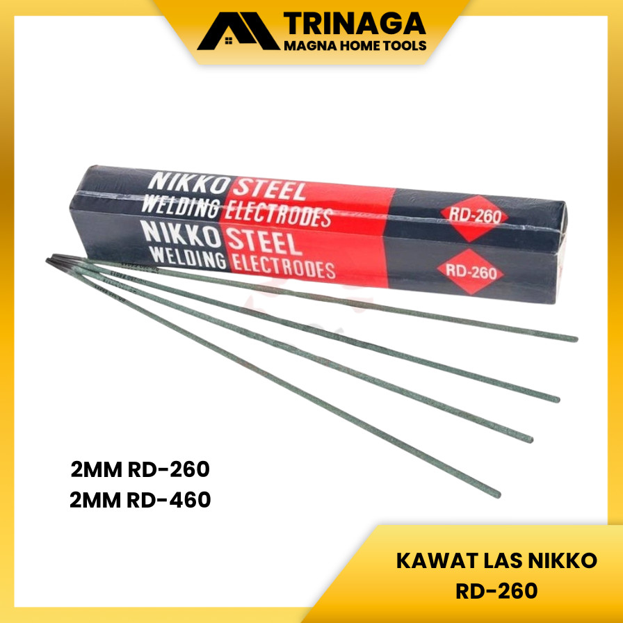 KAWAT LAS LISTRIK NIKKO 2 MM - RD260 1 PAK ISI 2KG