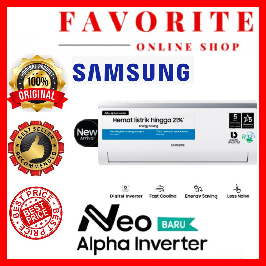 AC SAMSUNG INVERTER 1/2PK  AR40F05D0AMNSE / SAMSUNG AC 0,5 PK INVERTER