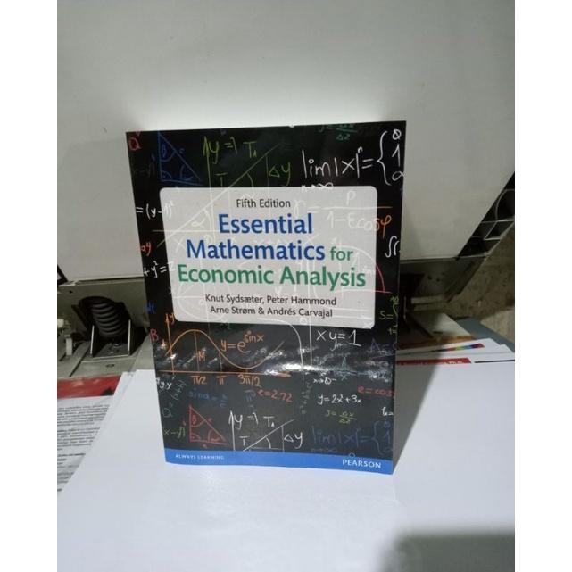 buku fisik Essential Mathematics for Economic Analysis 5th Edition by Sydsaeter
