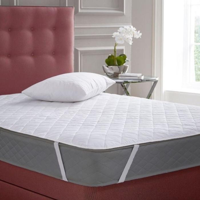 Bed Pad Ex Hotel / Matras Protector Kasur - 90x200, Putih