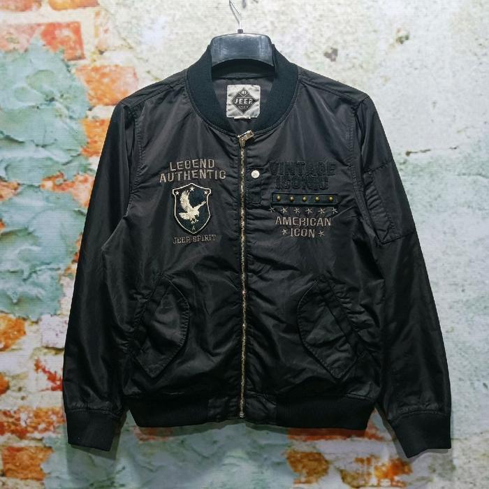 Jaket Bomber JEEP SPIRIT Kasual Bagus Size L untuk Pria