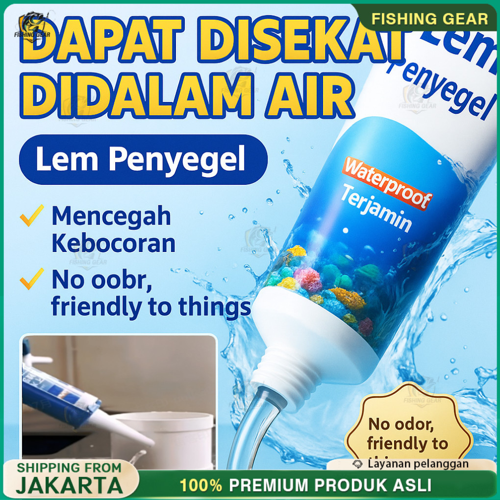 [Perekat Super Kuat Tahan Air]Perekat Bawah Air / Lem Tahan Air Permanen Tahan Lama, Anti Bocor Dan 