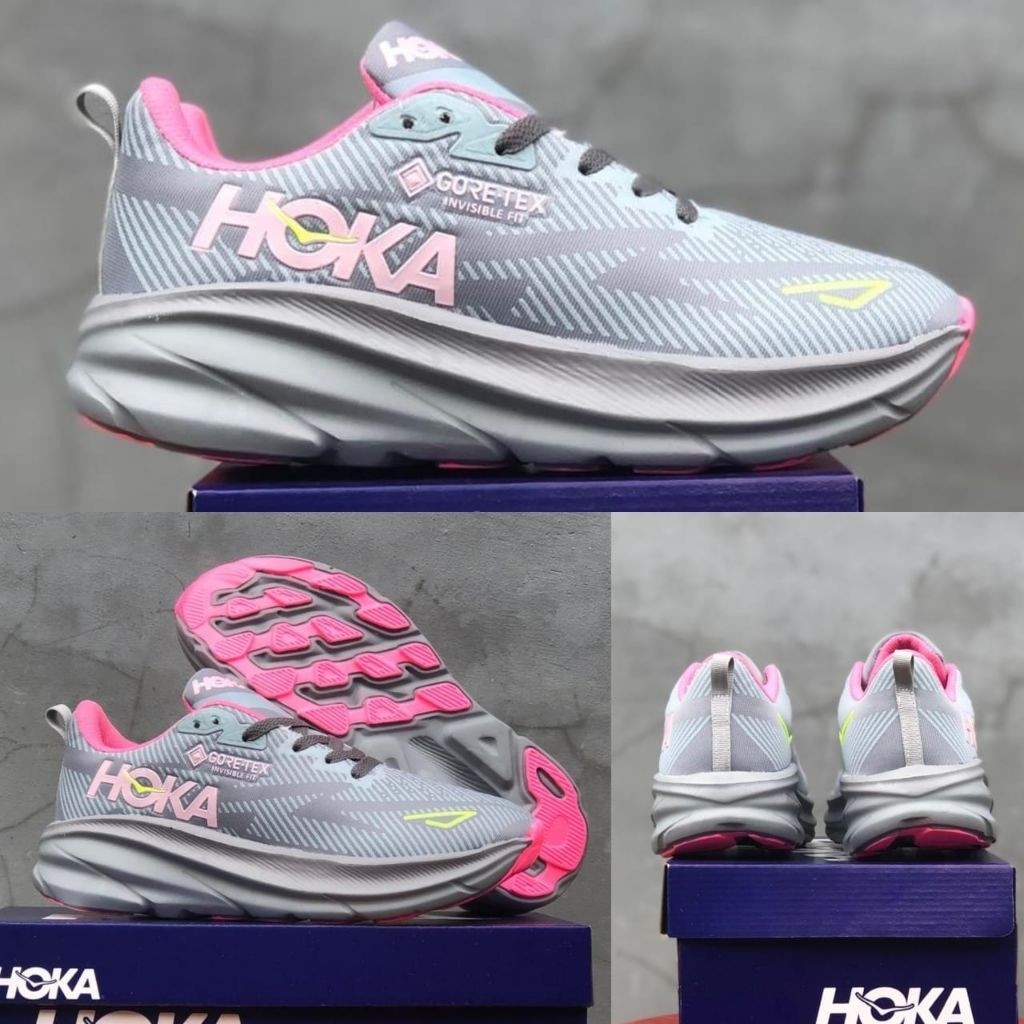 Sepatu Running Wanita Sepatu Olahraga Hoka Banyak Dicari
