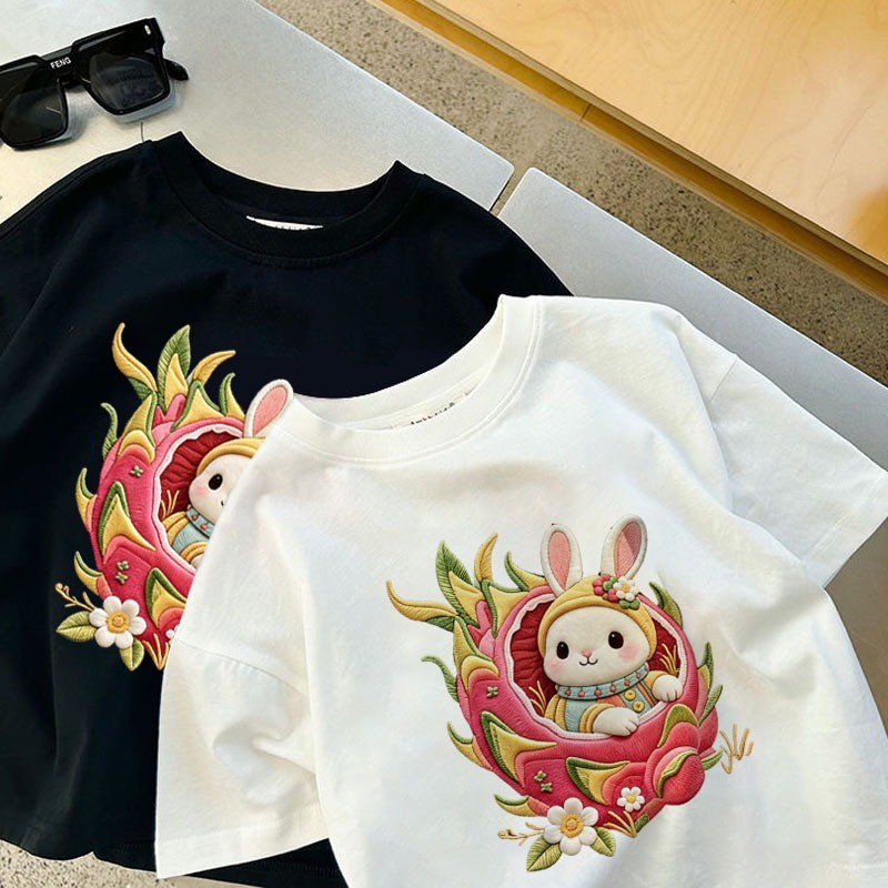 Ayu baju anak perempuan korean style Putih | Kaos Atasan Anak laki-laki Perempuan | T-shirt Terbaru 
