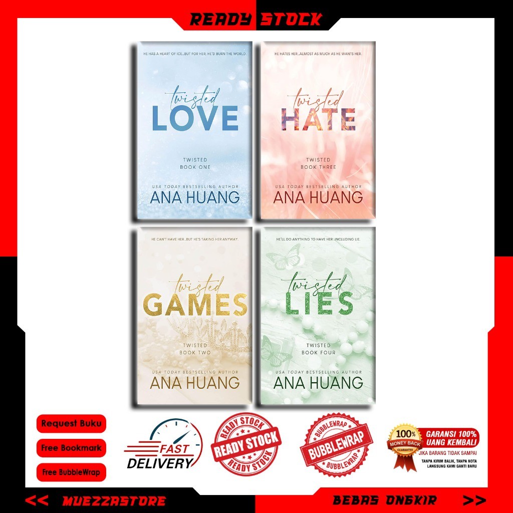 Twisted Love | Twisted Games | Twisted Hate | Twisted Lies by Ana Huang (Indonesia/English)