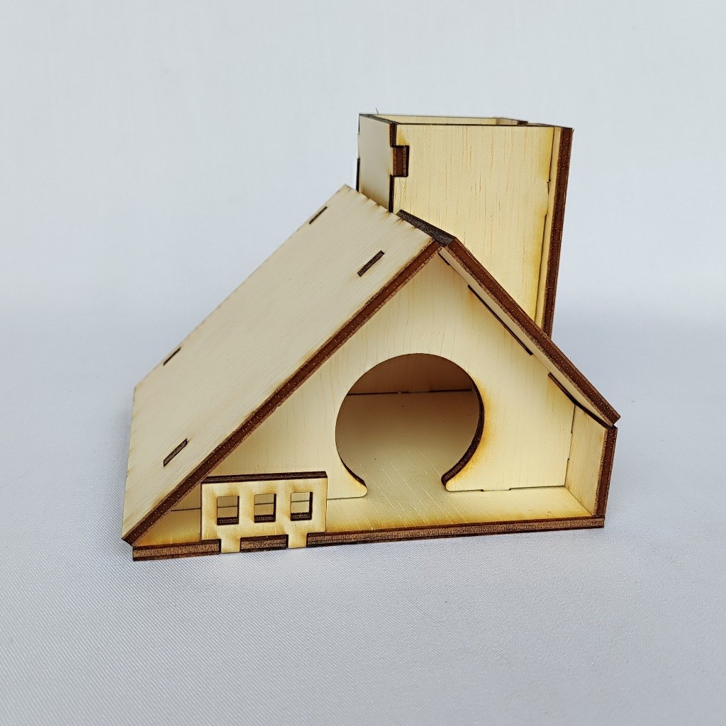 Rumah hamster atap minimalis kandang lucu