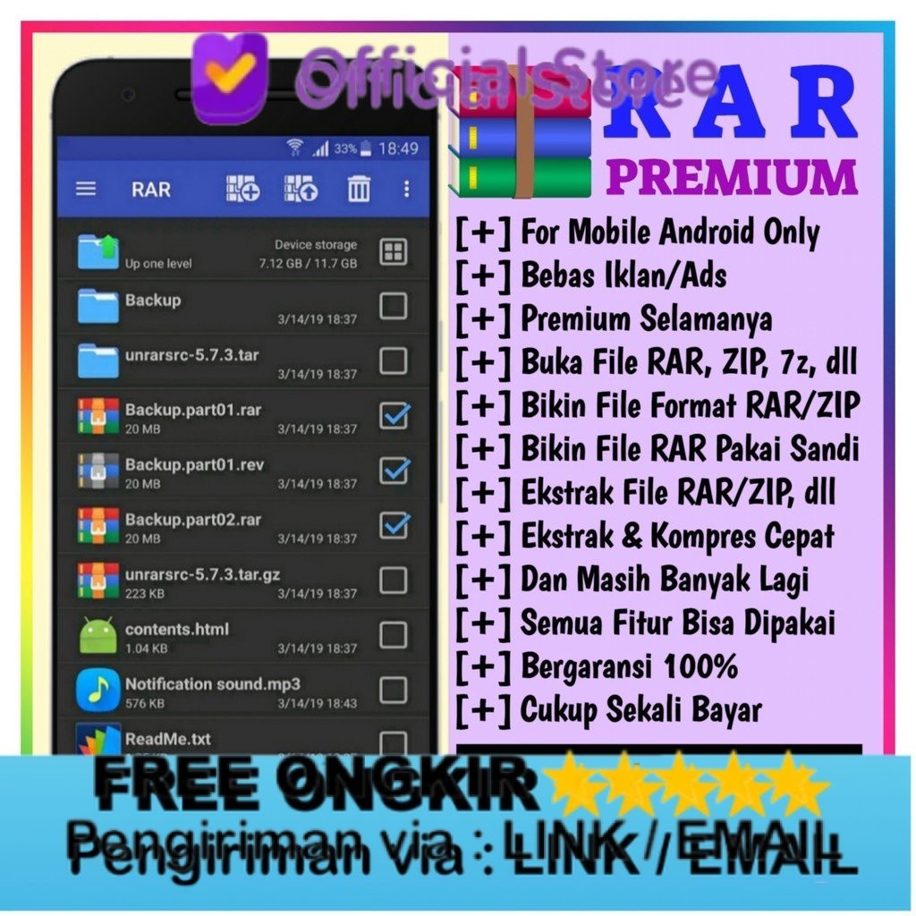 RAR WinRAR Premium Android Lifetime