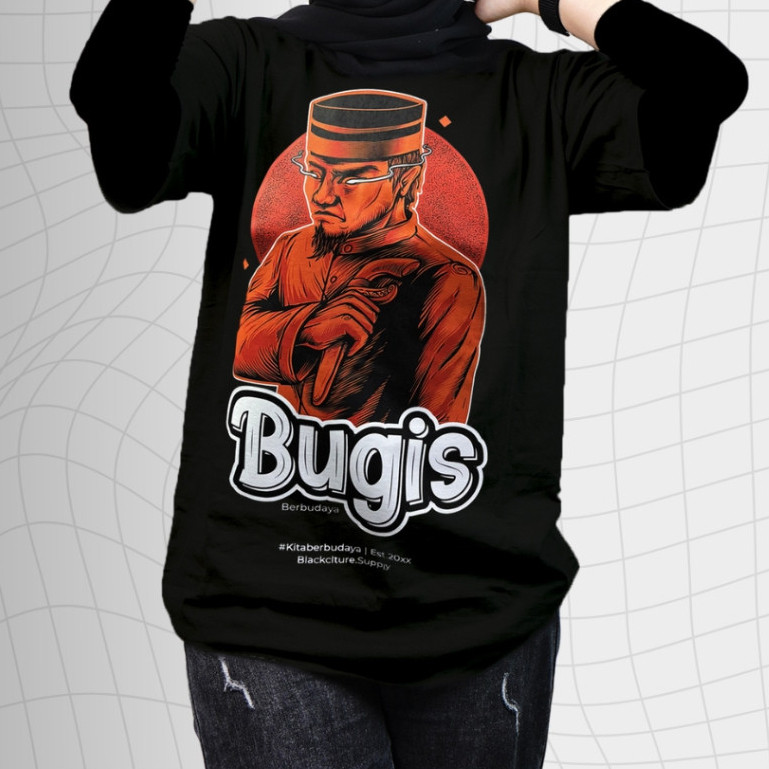 Kaos Budaya Edisi Bugis | Kaos Makassar | Baju Bugis | Cotton Combed
