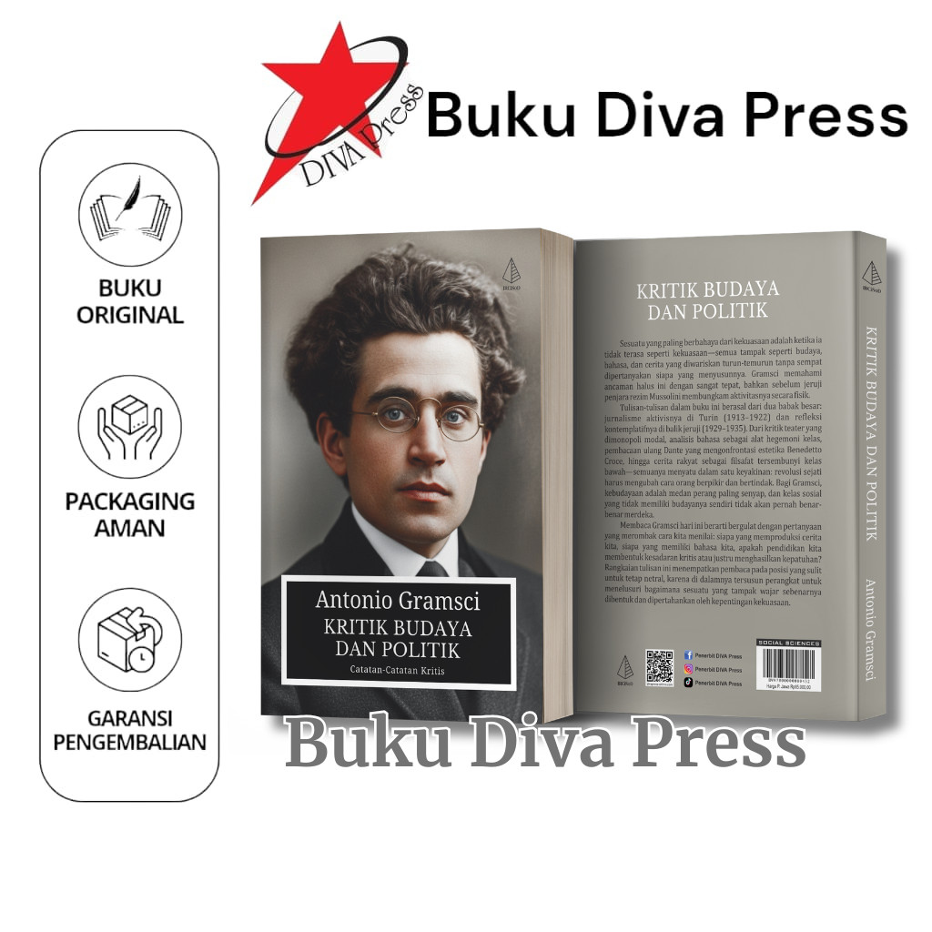 Buku DIVA Press - Buku Kritik Budaya dan Politik: Catatan-Catatan Kritis - Antonio Gramsci - IRCiSoD