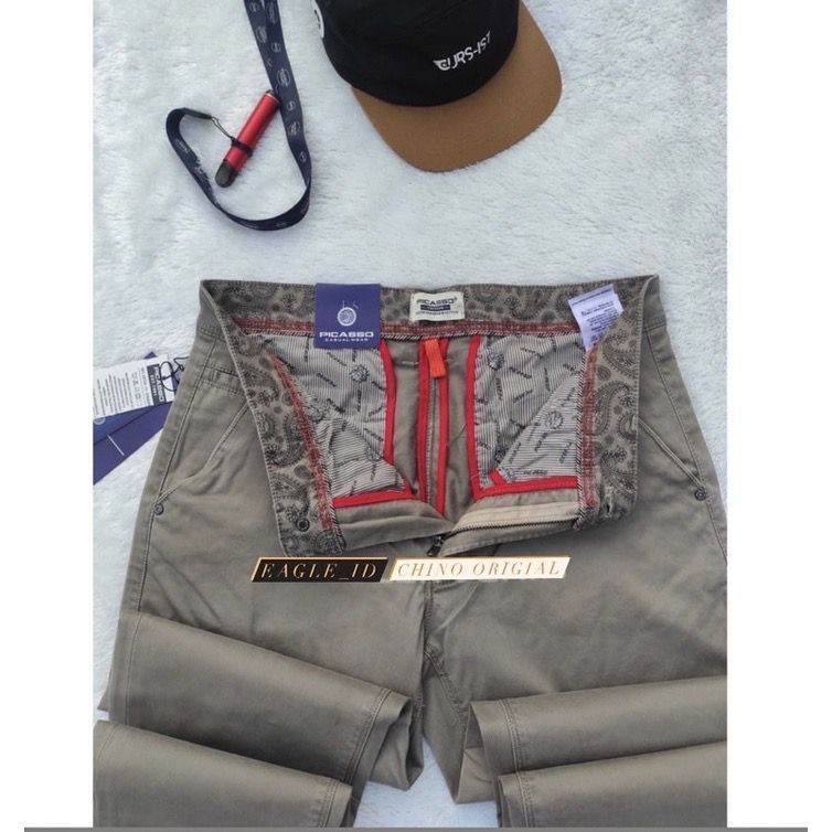 PICASSO - Celana Chino Pria Picasso Slimfit-Celana Panjang Pria Chinos Picasso Original