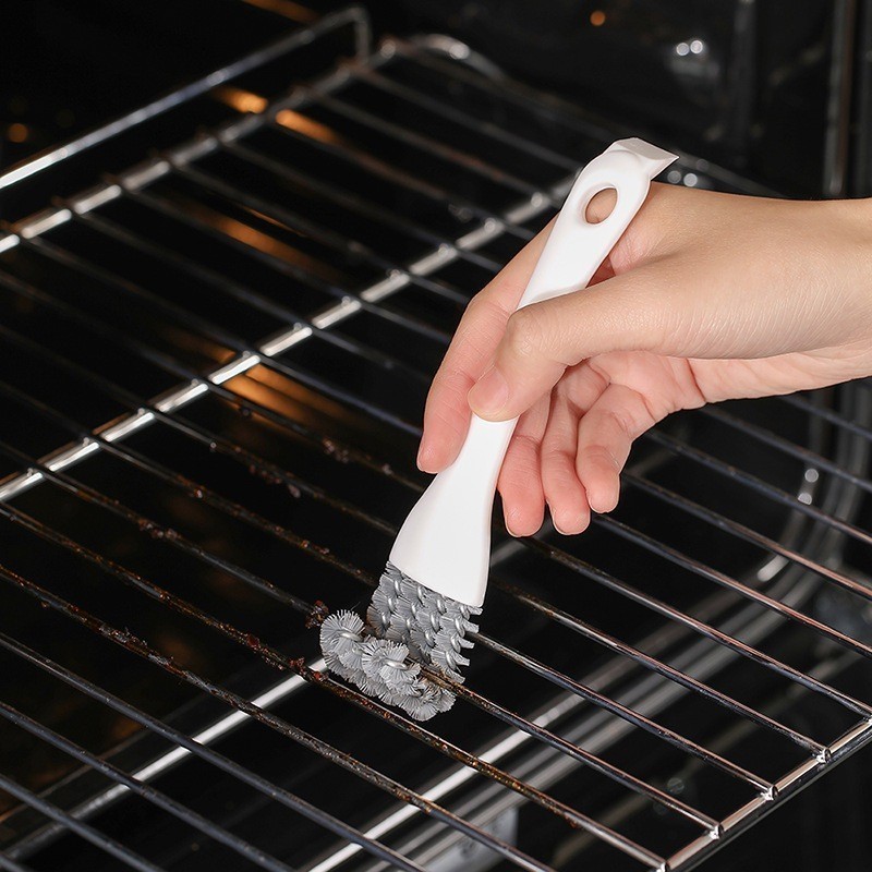 ELMO Sikat Serbaguna Pembersih Kompor Oven Rak Panggang Alat Dapur - Sikat Pembersih Dapur Multifung
