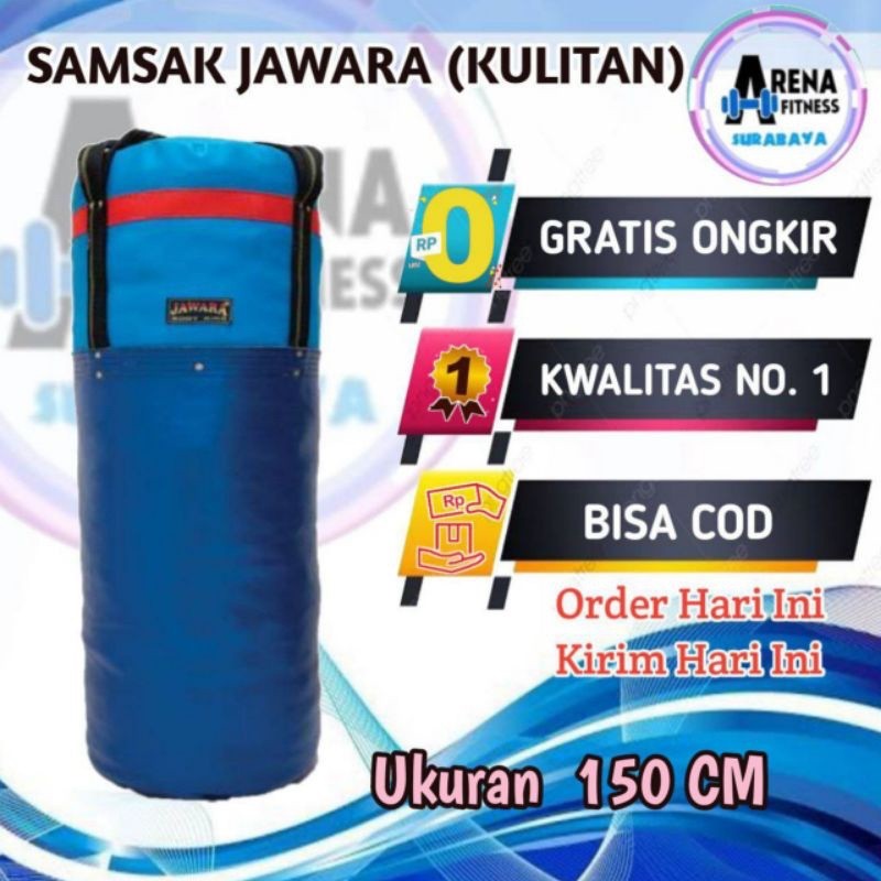 Samsak jawara kulitan ukuran 150 cm Samsak Silat Samsak Beladiri samsak Terbaik