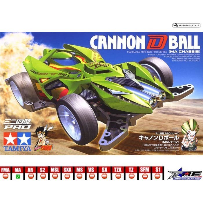 TOPKEP  TAMIYA 18649 CANNON D BALL