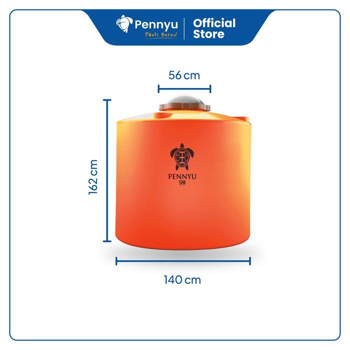 MEGA SALE 5.5 PENNYU Tandon / Tangki / Toren Air Water Tank Kapasitas 2000 liter - Orange