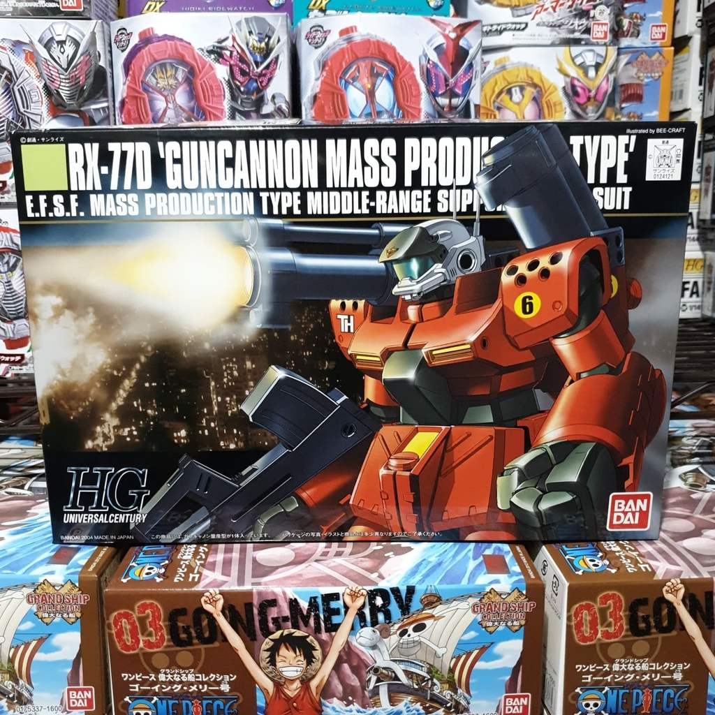 HGUC RX-77D Guncannon Mass Production Type Bandai gundam zaku