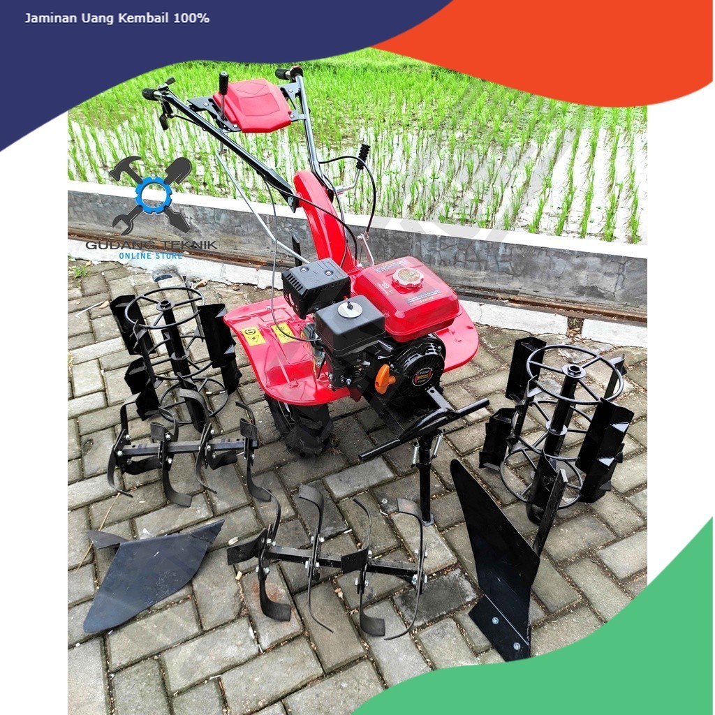 DISKON Mesin Traktor Mini Cultivator MOLLAR MLR TL17-900 / Mesin Bajak Sawah Basah Kering - Tiller C