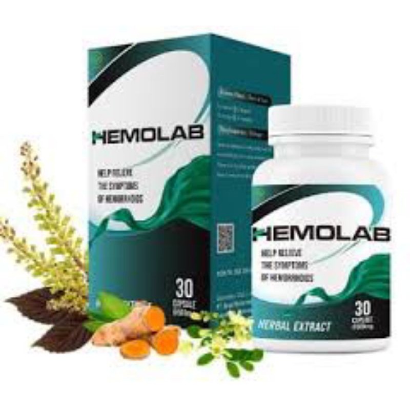 Terlaris HEMOLAB Original Herbal Ambeien Wasir Ampuh