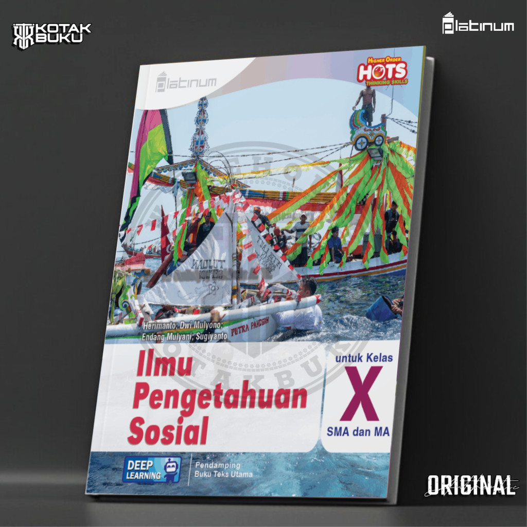 [ TS ] Buku IPS Kelas 10 SMA Deep Learning  / IPS SMA / Platinum