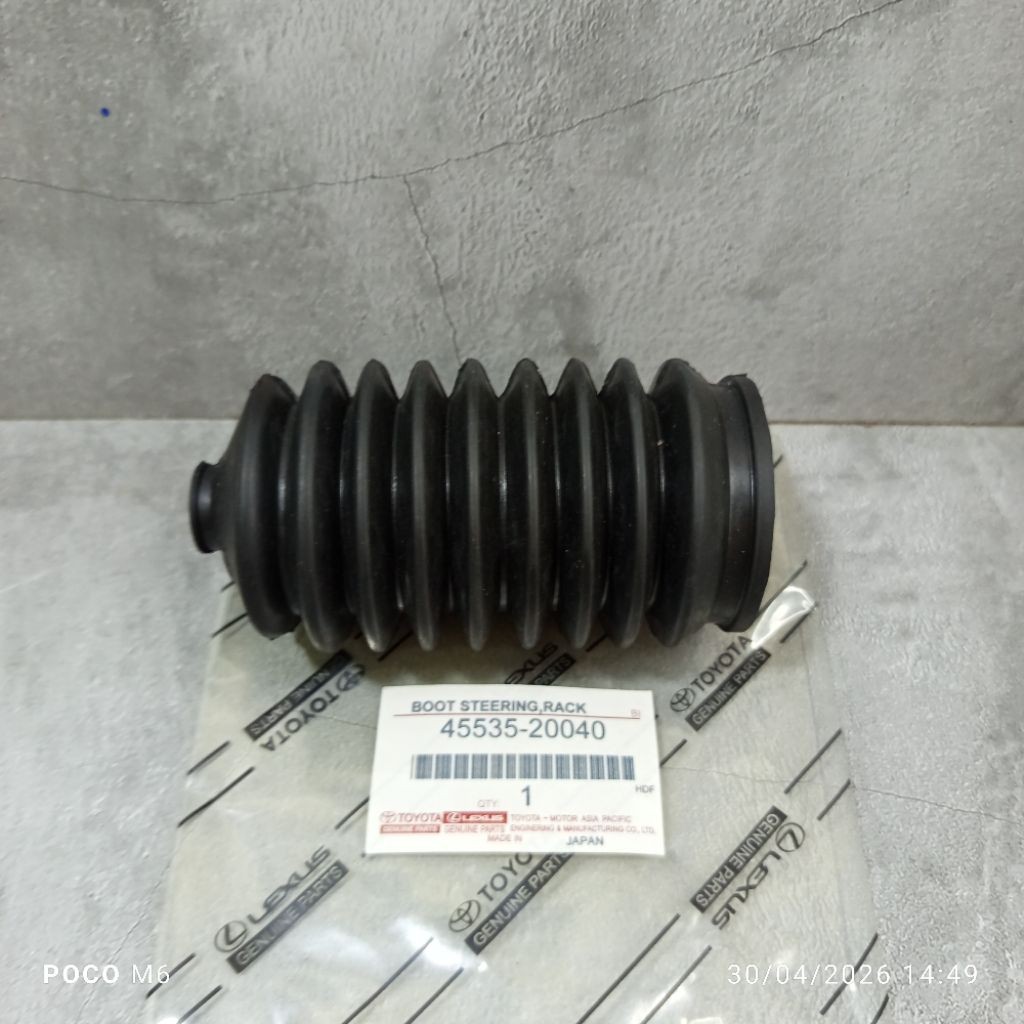 KARET BOOT STIR STEERING RACK TOYOTA CORONA CARINA 45535-20040