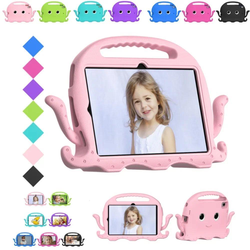EVA Kids Case for Huawei MatePad 10.4 2022 BAH4-W09 Octopuses Cartoon Tablet Cover for MatePad T8 8.