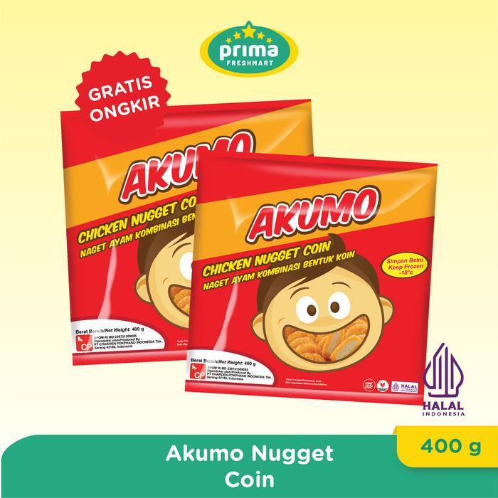 AKUMO NAGET AYAM KOIN (NUGGET COINS) 400 GR