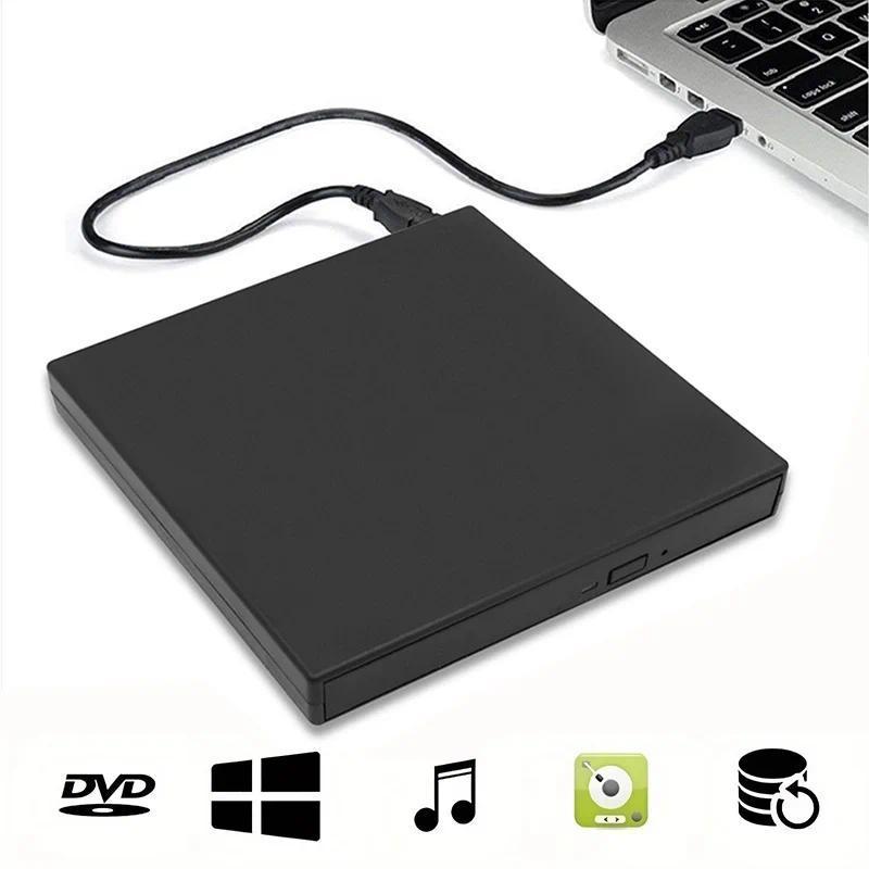 USB External CD DVD Reader CD/DVD/CD-RW Drive USB External Disk Drive CD-ROM DVD-ROM Optical For Lap