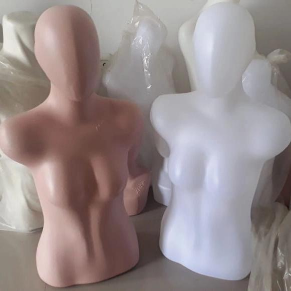 Manekin patung cewek dewasa Torso - Krem