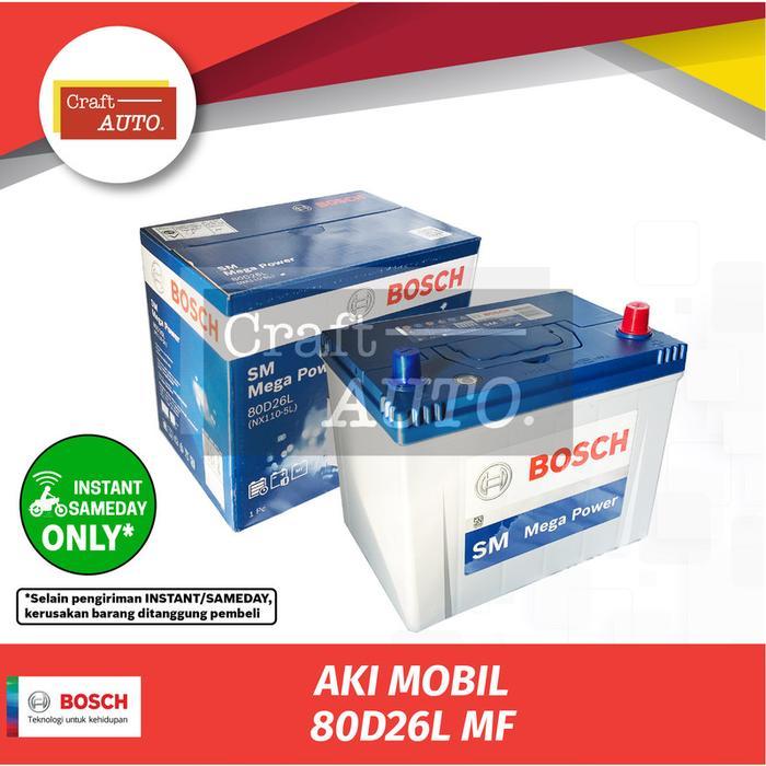 READY Aki Mobil Kia Carnival 80D26L / NX1100-5L MF Bosch - 80D26L.MF, Standar