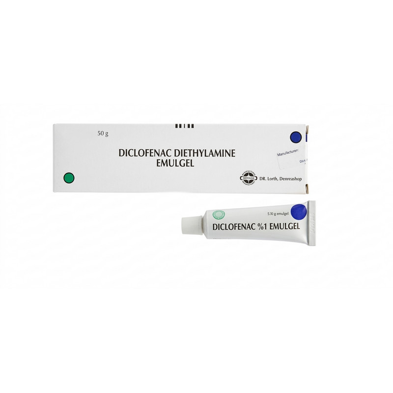 DICLOFENAC DIETHYLAMINE GEL 1 TUBE @ 50 G
