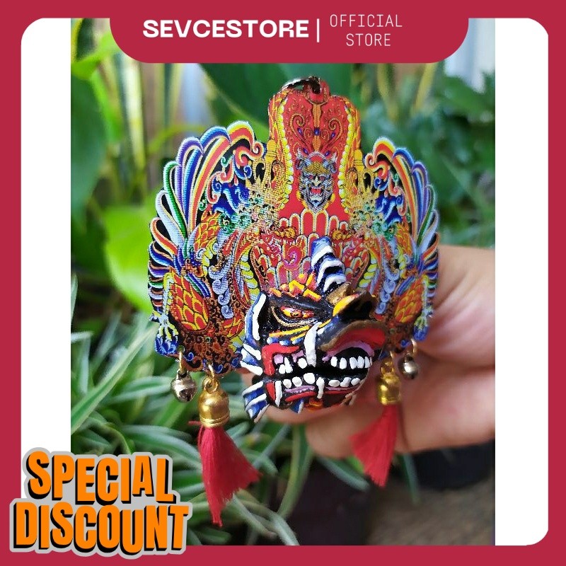 barongan KUCINGAN DEVIL miniatur gantungan kunci souvenir GK