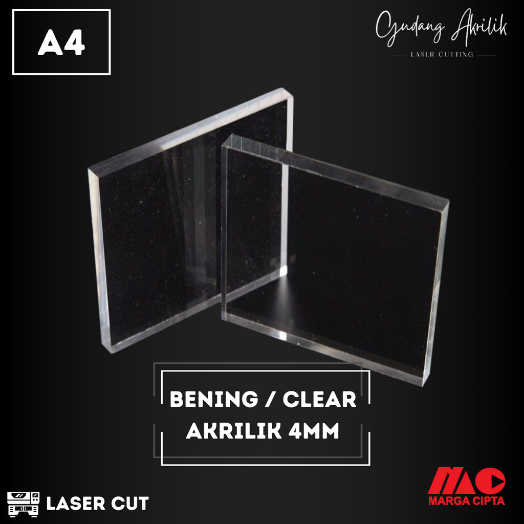 Akrilik Bening A4 4mm