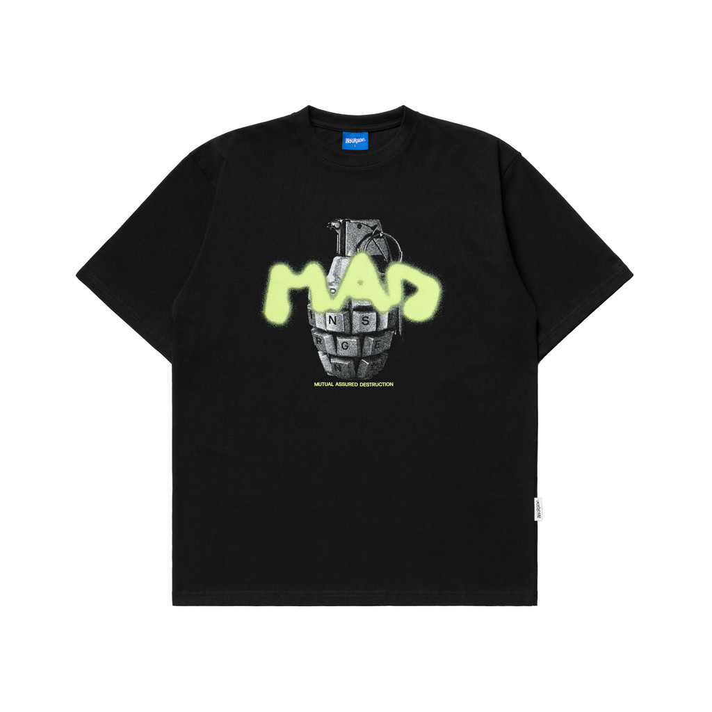 HOT Insurgent Club - Tshirt Kaos Mad Black