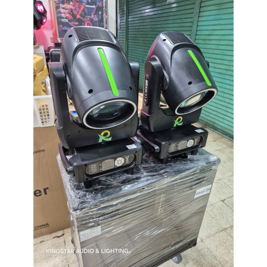 Beam Redsun 311 Original Plus Hardcase Lampu 2 Buah Lighting DMX 300w 300 Watt Moving