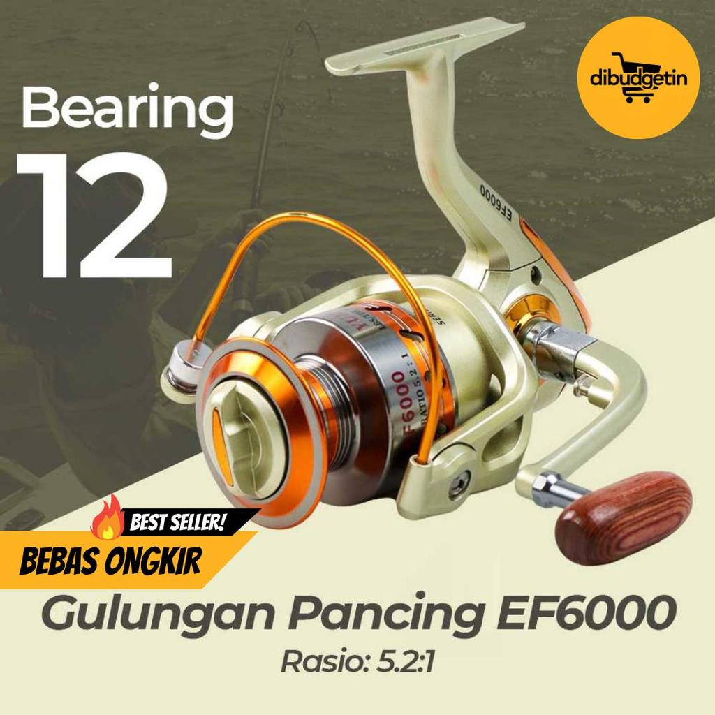 Reel Pancing EF6000 Spinning Fishing Reel 5.2:1 6000 - YUMOSHI REELSKING EF6000