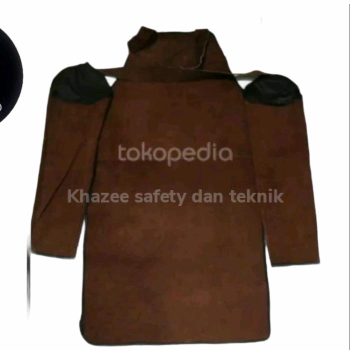 apron welding kulit set / apron las kulit set / apron kulit - APRON SET