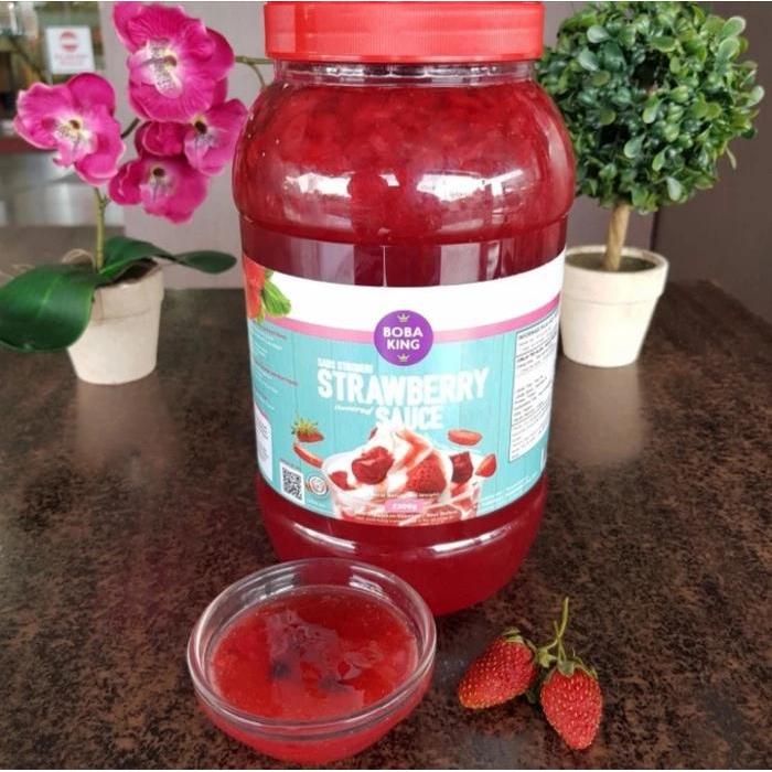 Strawberry Jam / Strawberry Sauce / Selai Strawberry Boba King