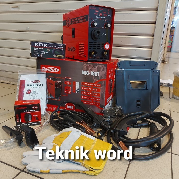 MESIN LAS REDBO MIG 160 T TRAFO LAS REDBO MIG 160T MESIN LAS CO2