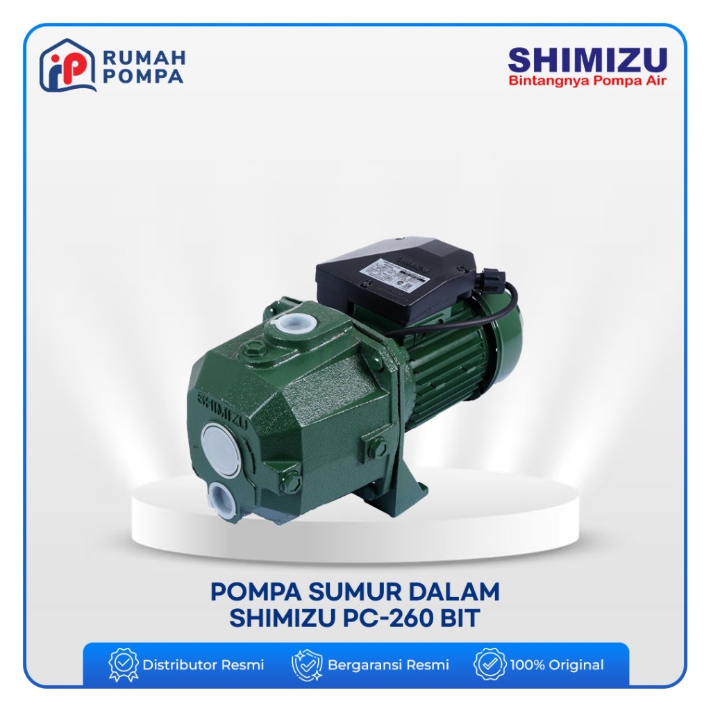 POMPA JETPUMP SHIMIZU PC-260 BIT NT I TANPA TABUNG