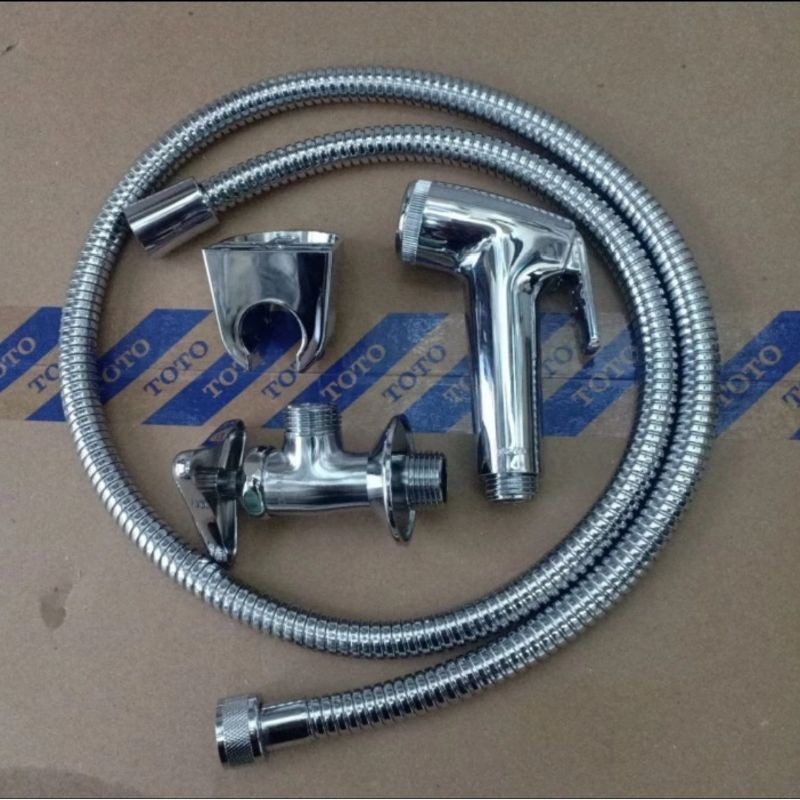 Jeth Shower Toilet TOTO - Shower Cebok TOTO Crome -Second